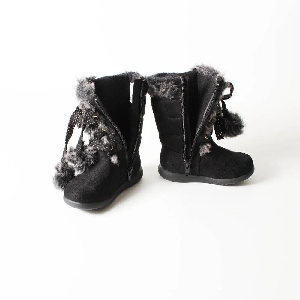 U.S. Polo Assn. Girls Snow Boots, Size 5 - Stylish & Warm!